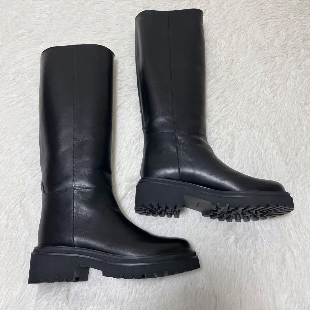 ほぼ未使用✨定価5万　UNITED ARROWS 日本製　ロングブーツ　25cm
