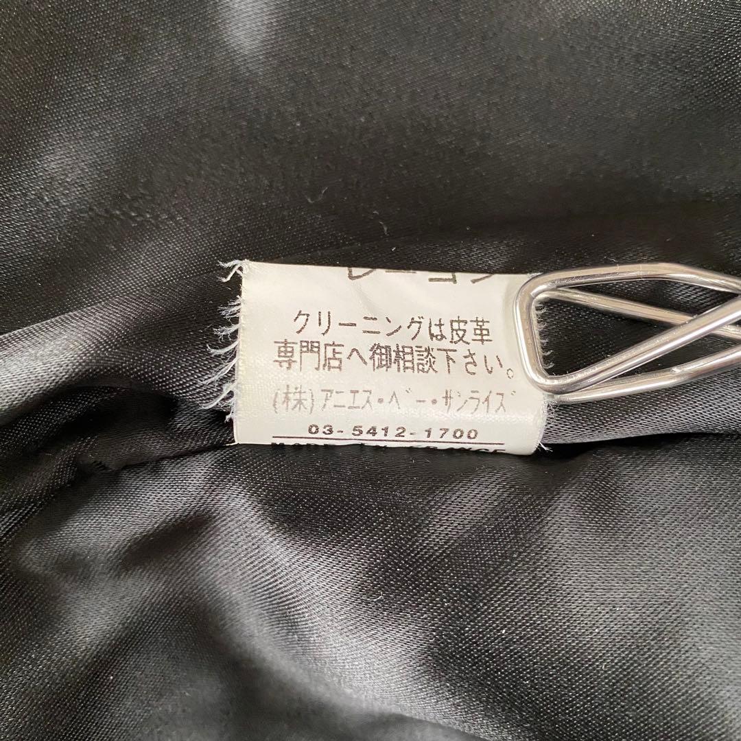 【美品】アニエスベー スペシャル シングル ラムレザージャケット　黒　サイズ２