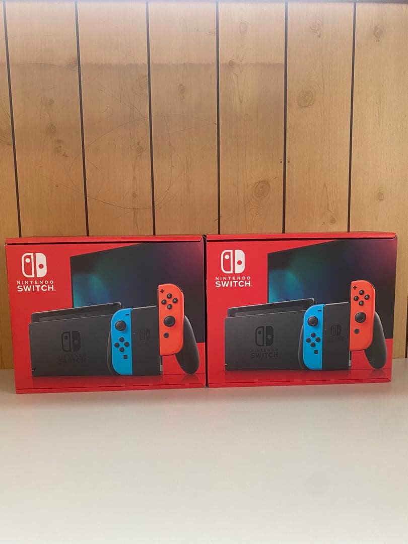 新品Nintendo Switch 本体 2台セット ネオン