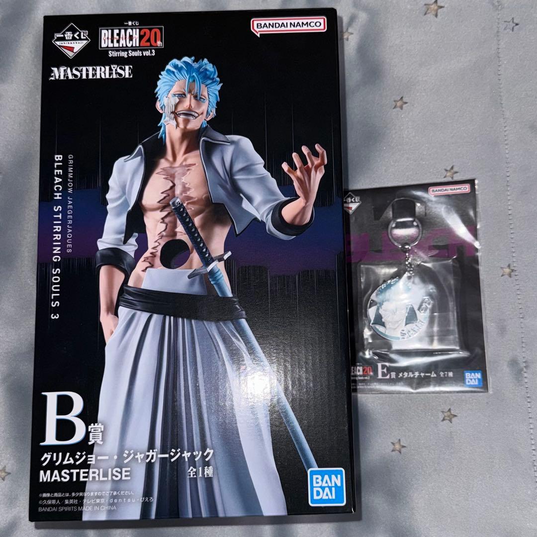 BLEACH 一番くじ グリムジョー フィギュア メタルチャーム セット