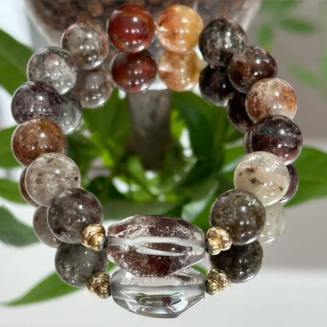 【激レア】【高品質】上質 ガーデンクォーツ 庭園水晶 9mm 金運 財運 UP