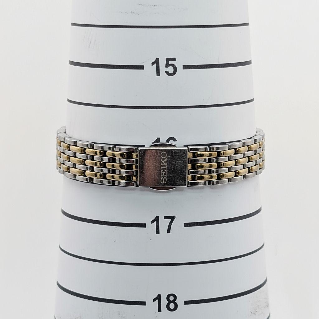 付属完備 SEIKO エクセリーヌ ソーラー ダイヤ 腕時計 V117-0AV0