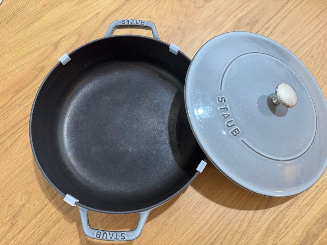 staubブレイザーソテーパン グレー26cm