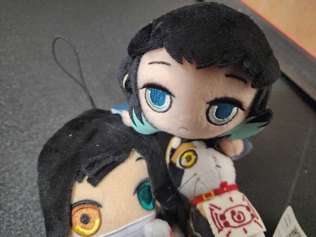 鬼滅の刃 マスコット 伊黒小芭内 時透無一郎　茶々丸　 ぬいぐるみ