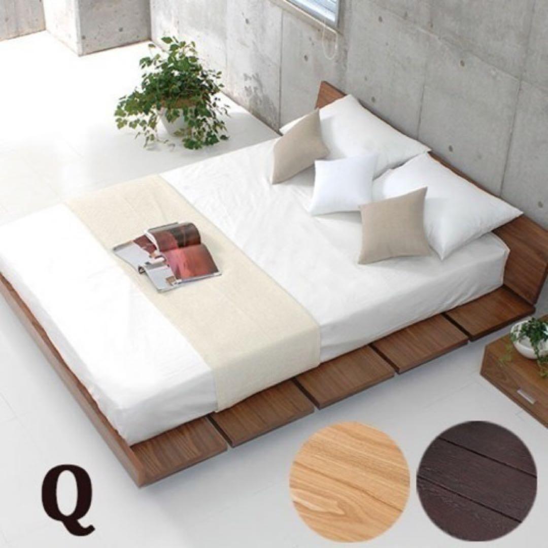 カーサヒルズ zen ローベッド ベッドフレーム クイーン