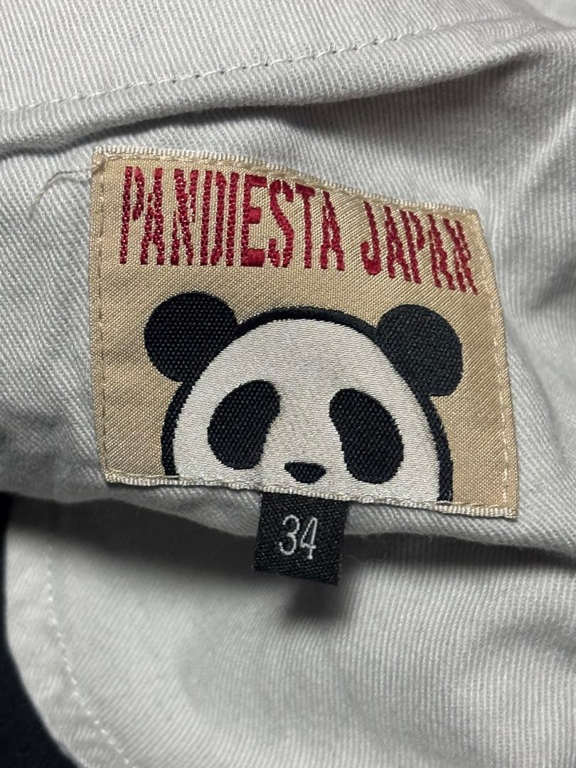 専用出品‼️ パンディエスタ　デニム　34 和柄　刺繍　暴走パンダ　単車　バイク