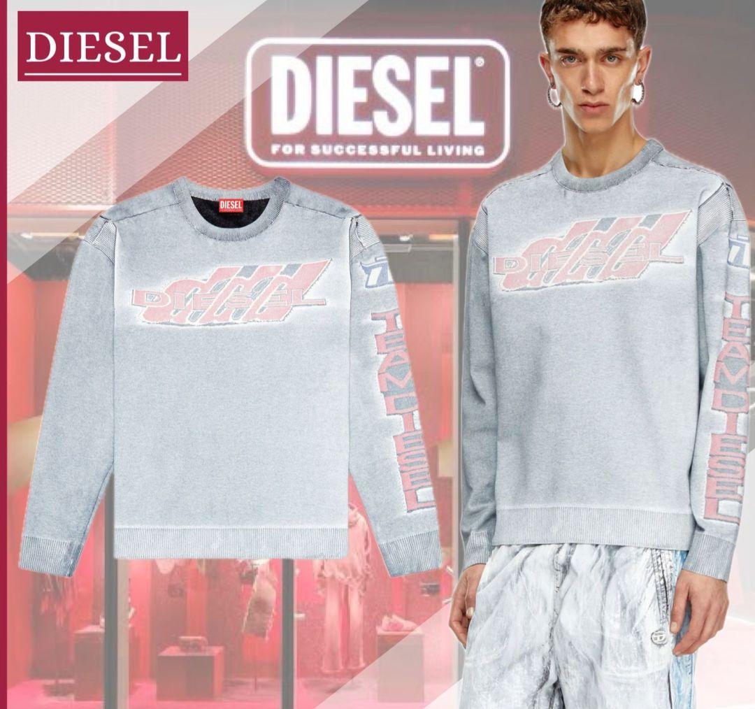 DIESEL K-DIRTセーター XS グレー 25ss