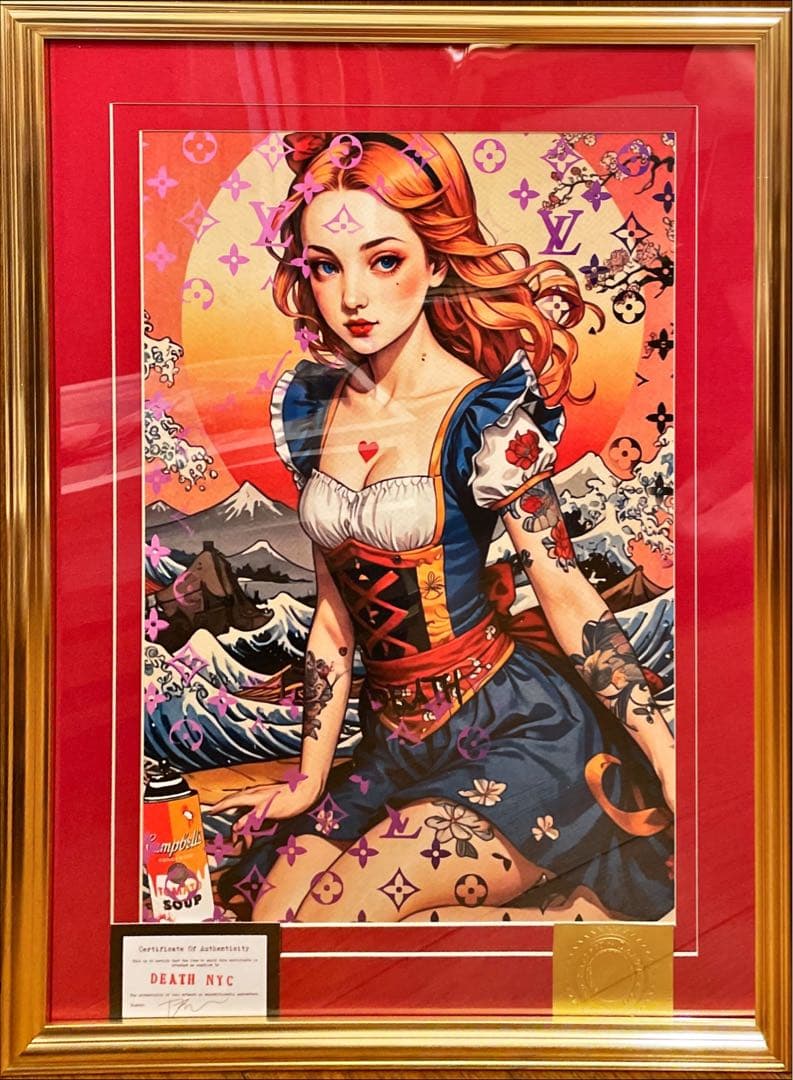額込 世界限定100枚DEATH NYC アートポスター 現代アート 8