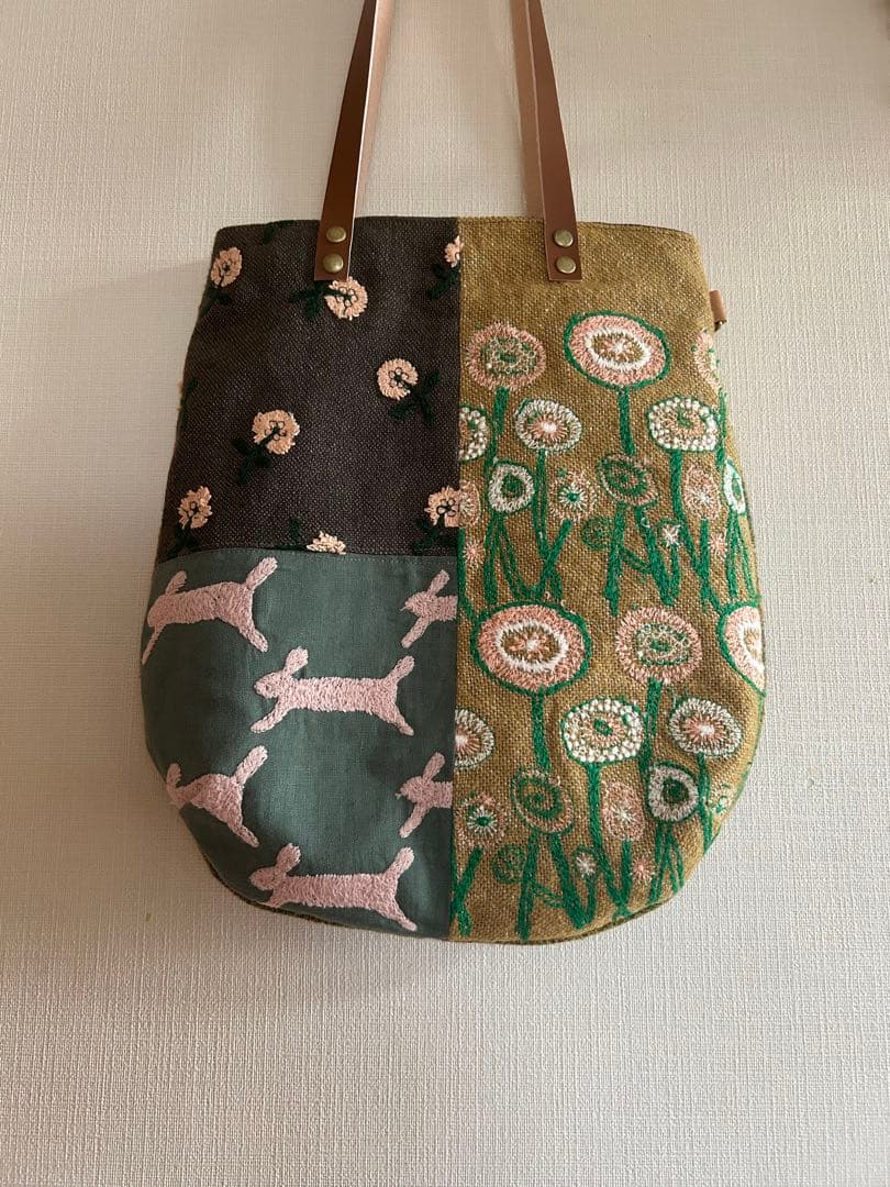 【プラックフライデーSALE】ミナペルホネン★パッチワークバッグ★ハンドメイド
