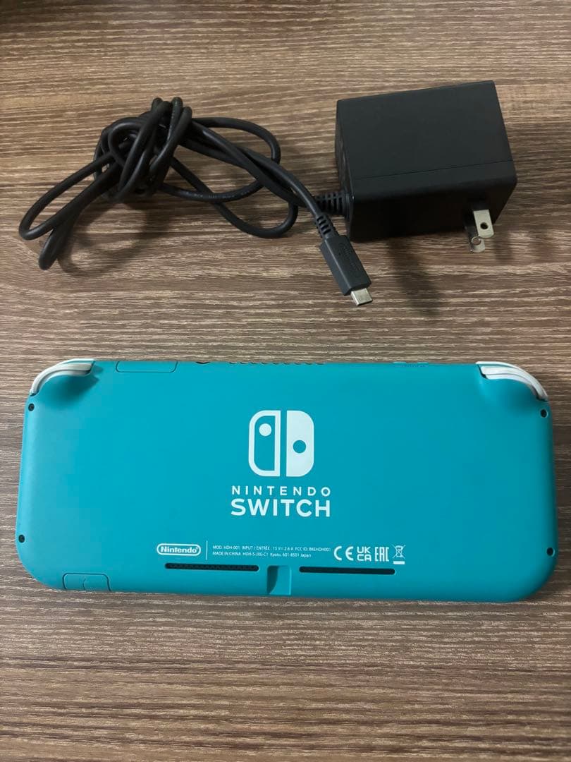 Nintendo Switch Lite ターコイズ 本体１つ　充電器付き