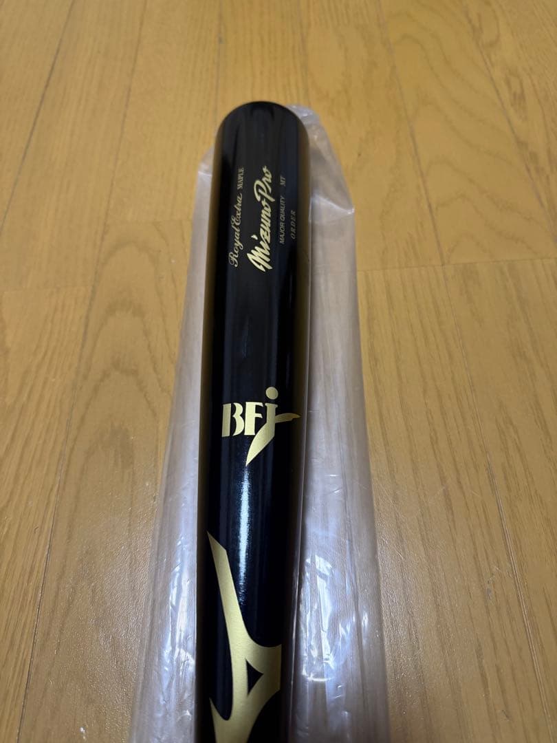 ミズノプロ メイプル 84cm オーダーバット ブラック 希少品