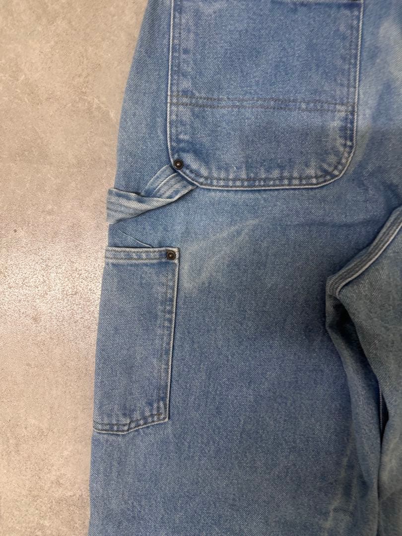色落ち抜群 Carhartt ダブルニーペインターパンツ デニム 33x32