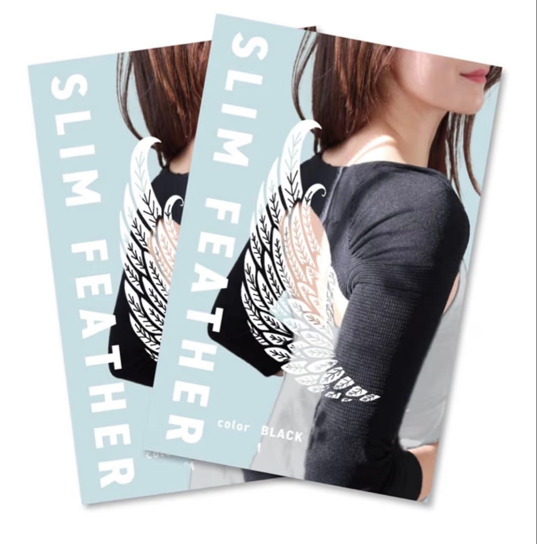 SLIM FEATHER 新品2点セット　ブラック　M