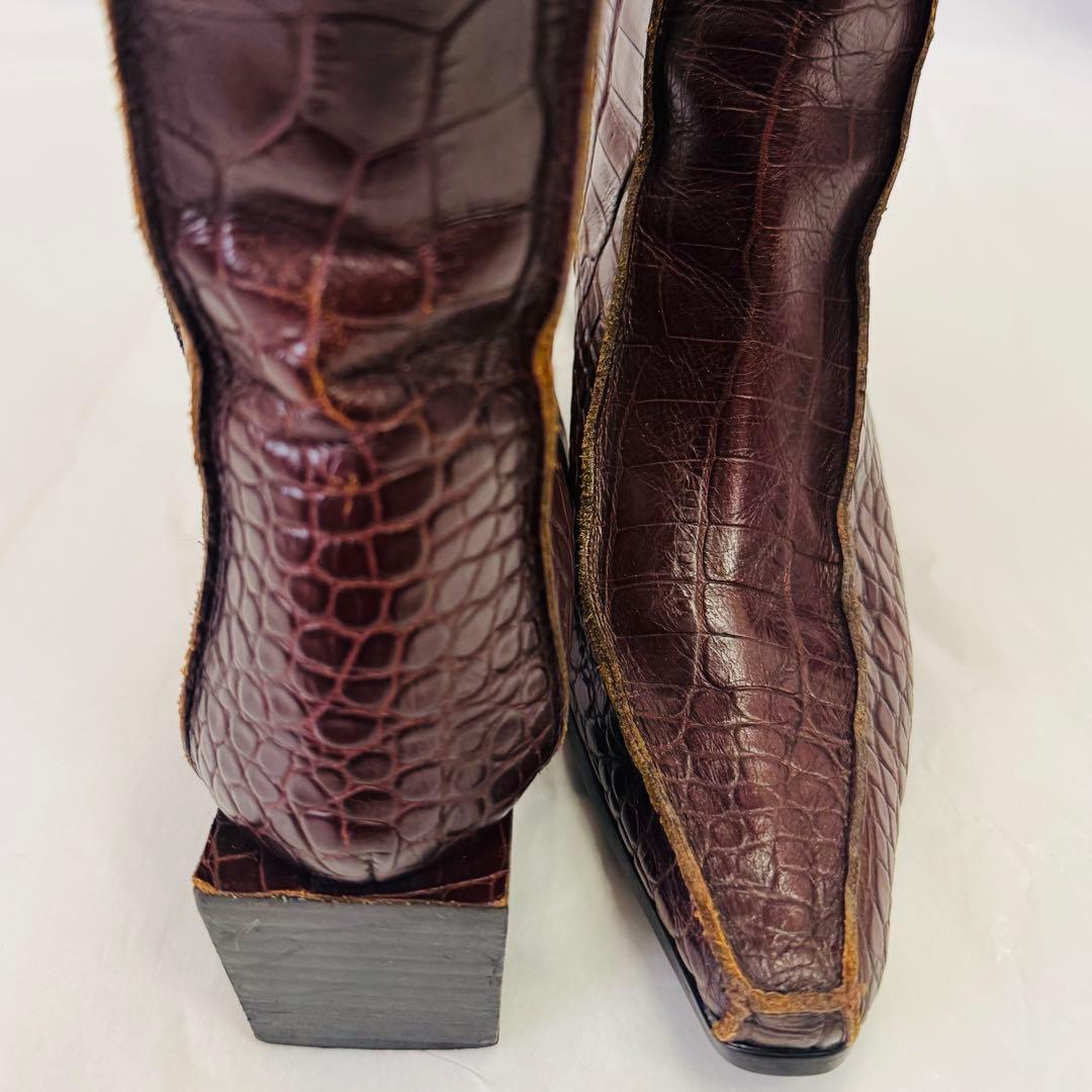 Jean Paul GAULTIER ジャンポールゴルチェ クロコ ロングブーツ