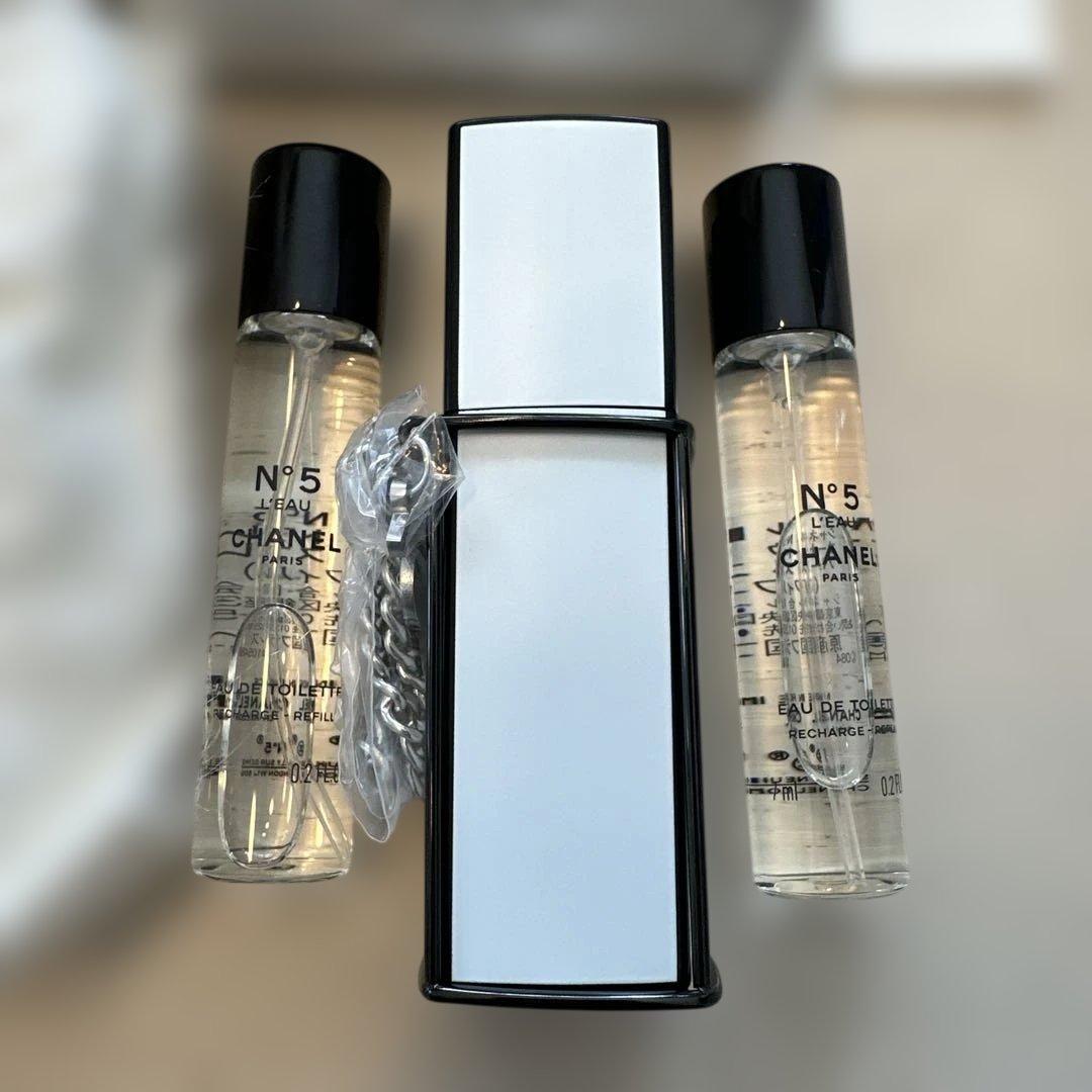 シャネル N°５ ロー オードゥ トワレット パース スプレイ　7ml ×3