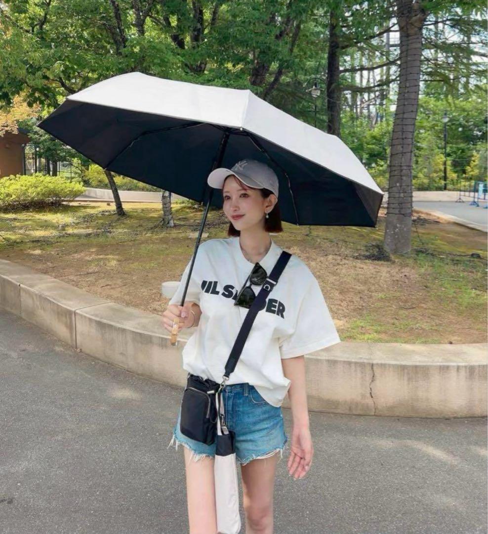 しいちゃん 完全遮光折り畳み傘 ベージュ