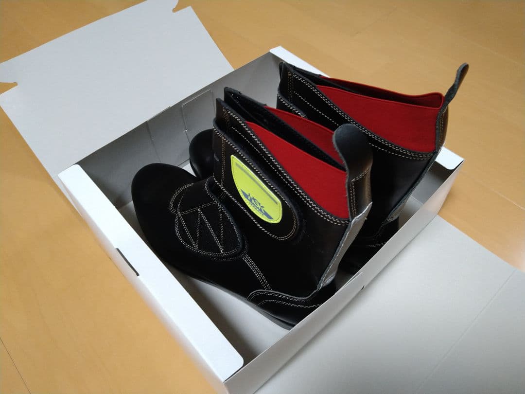 ノサックス アスファルト舗装工事用安全靴 黒/赤 29.0cm