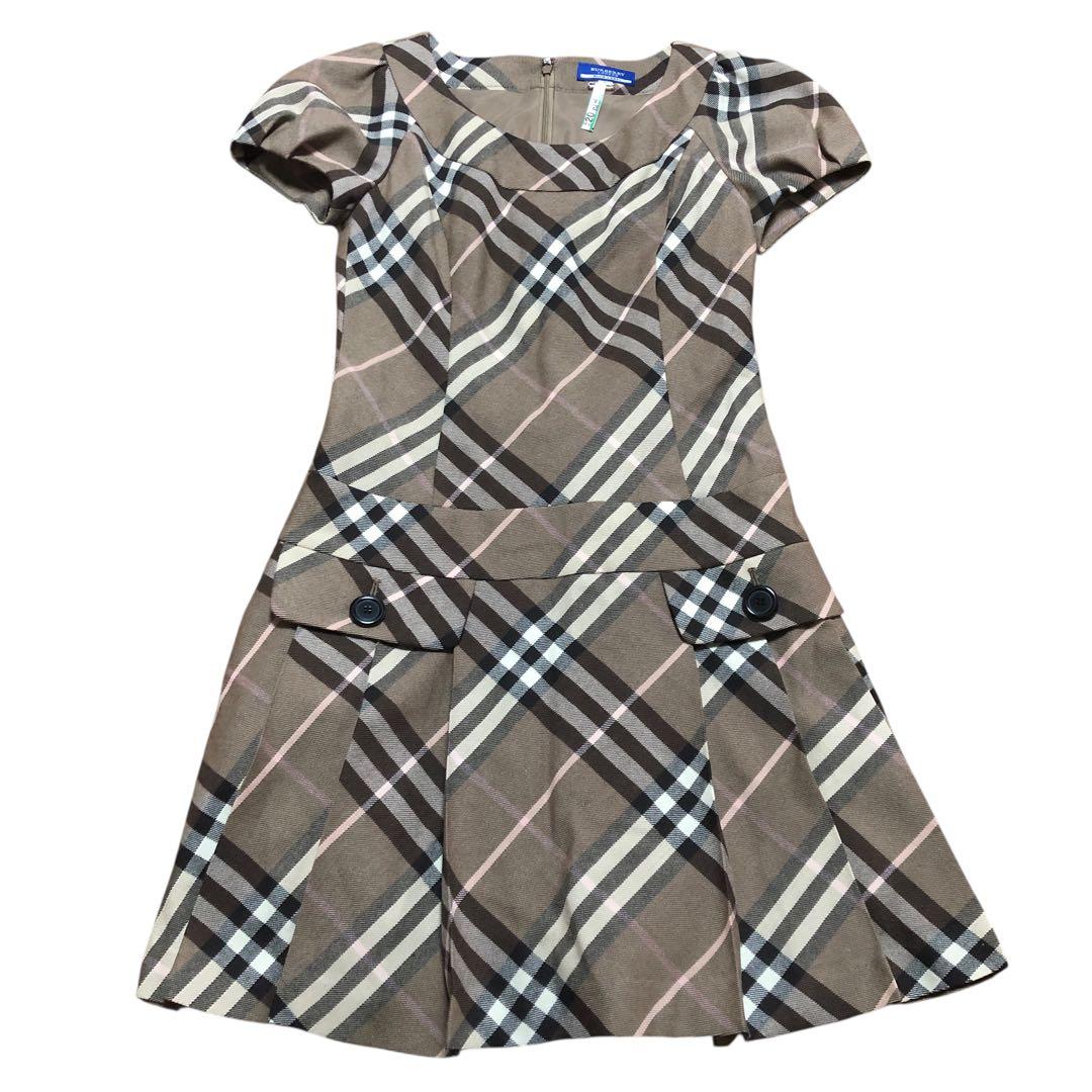 Burberry❤️Brown Check Mini Dress