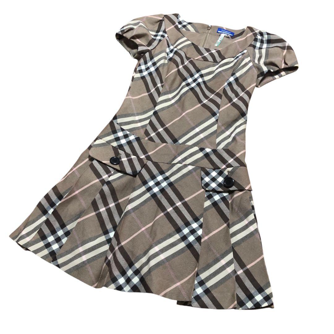 Burberry❤️Brown Check Mini Dress