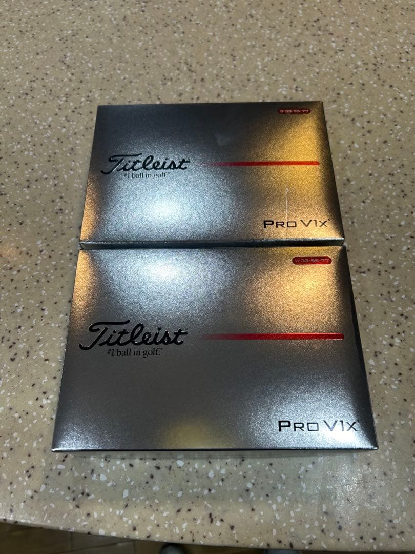 Titleist Pro V1x ゴルフボール 2箱セット　ダブルナンバー