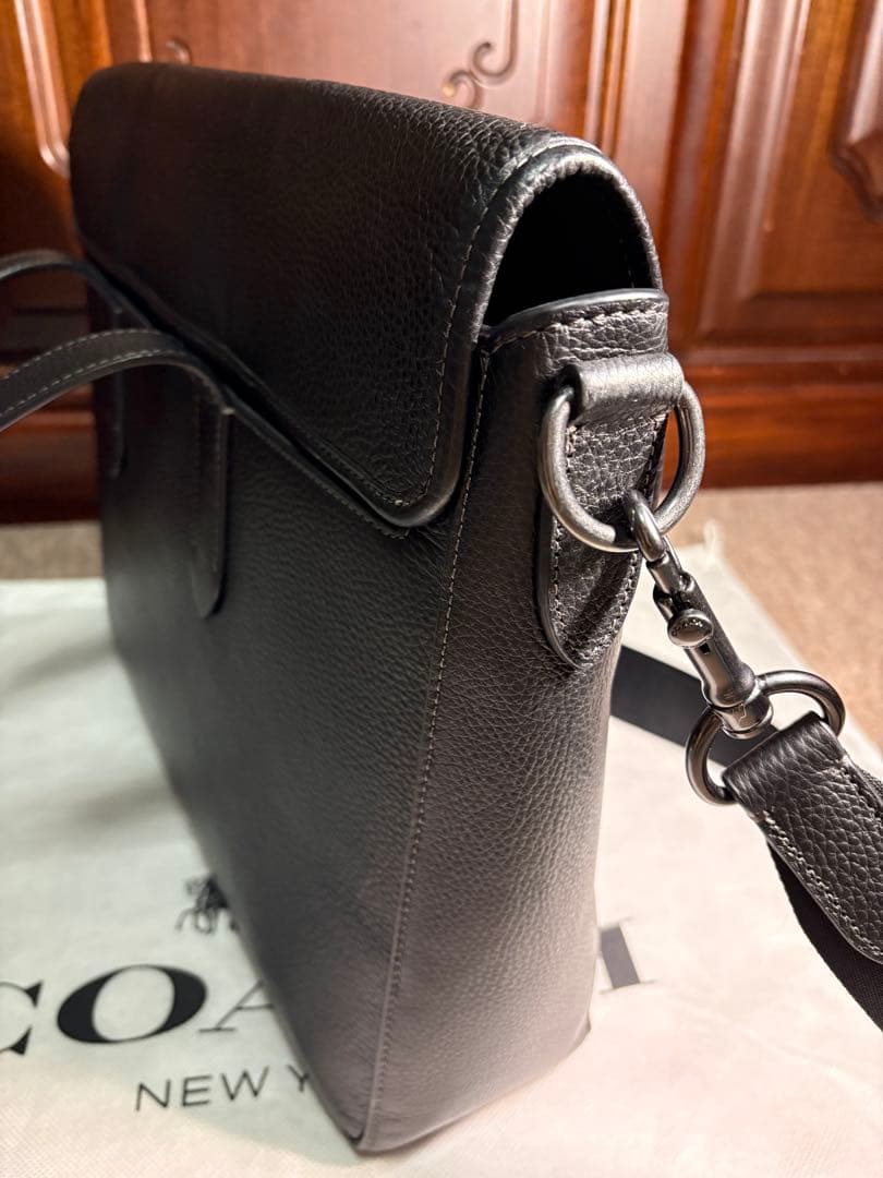 美品　COACH コーチビジネスバッグ　ブラック