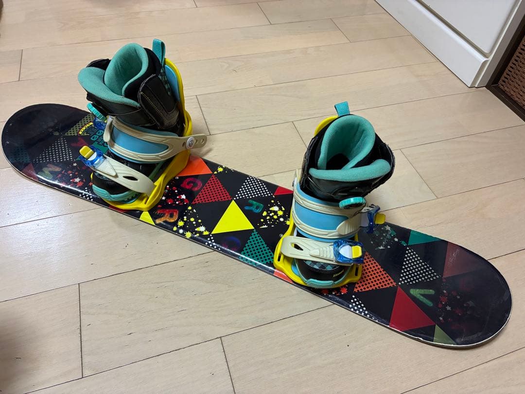 子供用スノーボード3点セット 板100cm ブーツ20cm