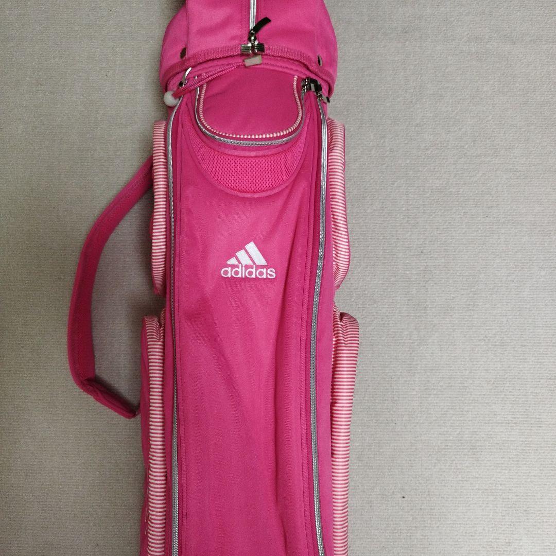 adidas ゴルフバッグ ピンク キャディバッグ 美品
