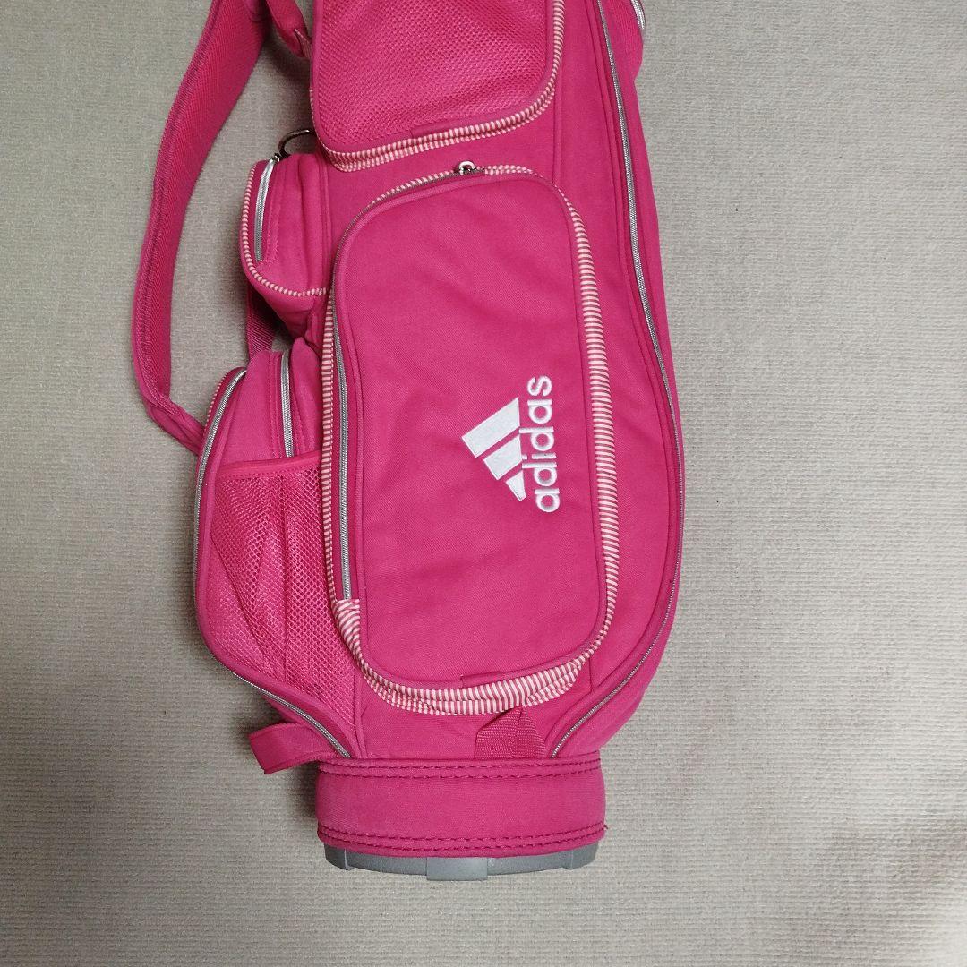 adidas ゴルフバッグ ピンク キャディバッグ 美品
