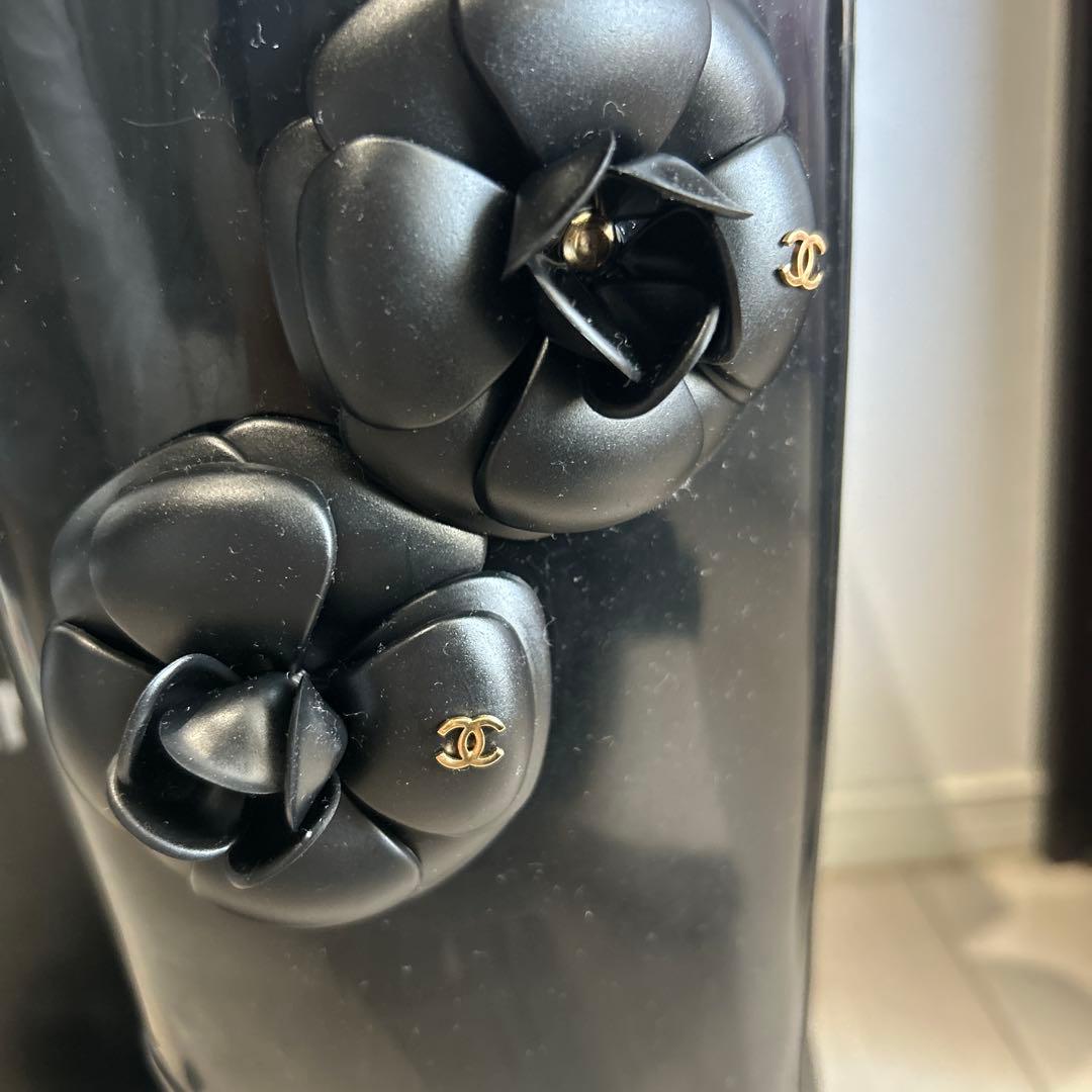 CHANEL ブラック レインブーツ
