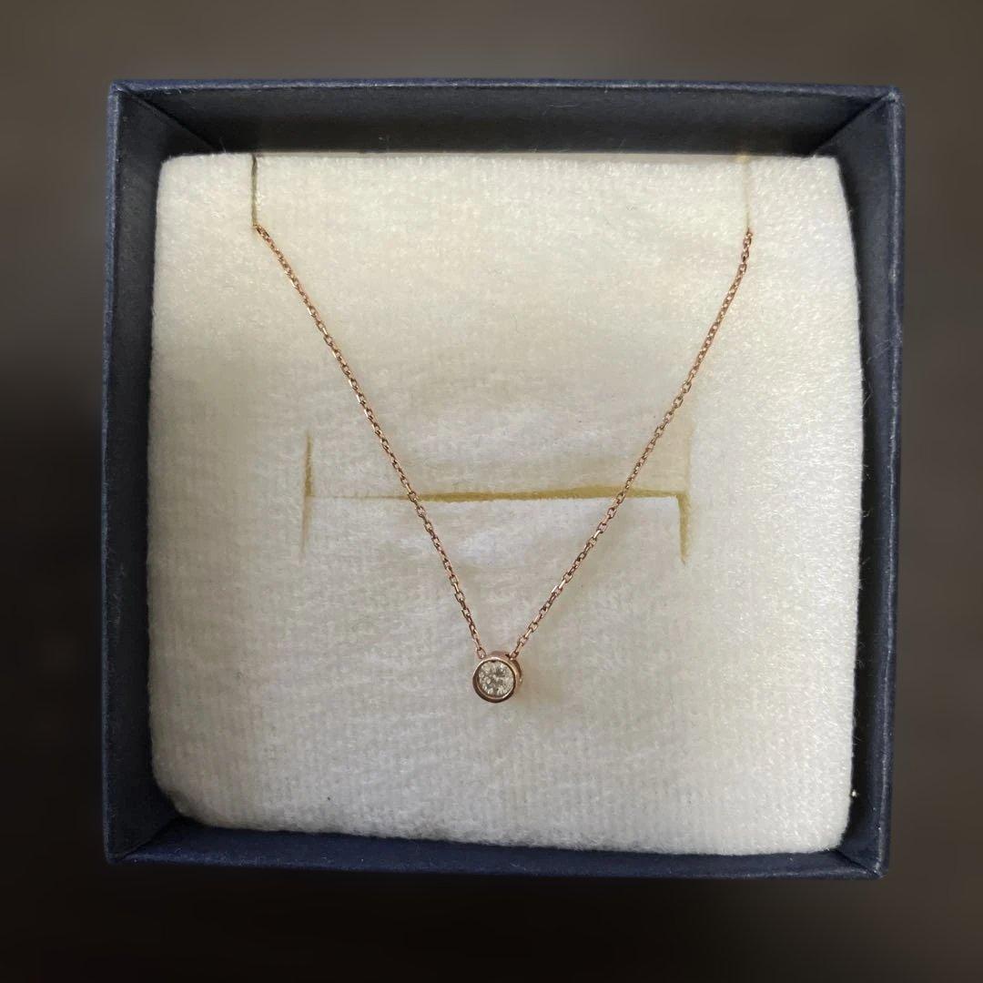 KUMIKYOKU ダイヤモンドネックレス 0.05カラット