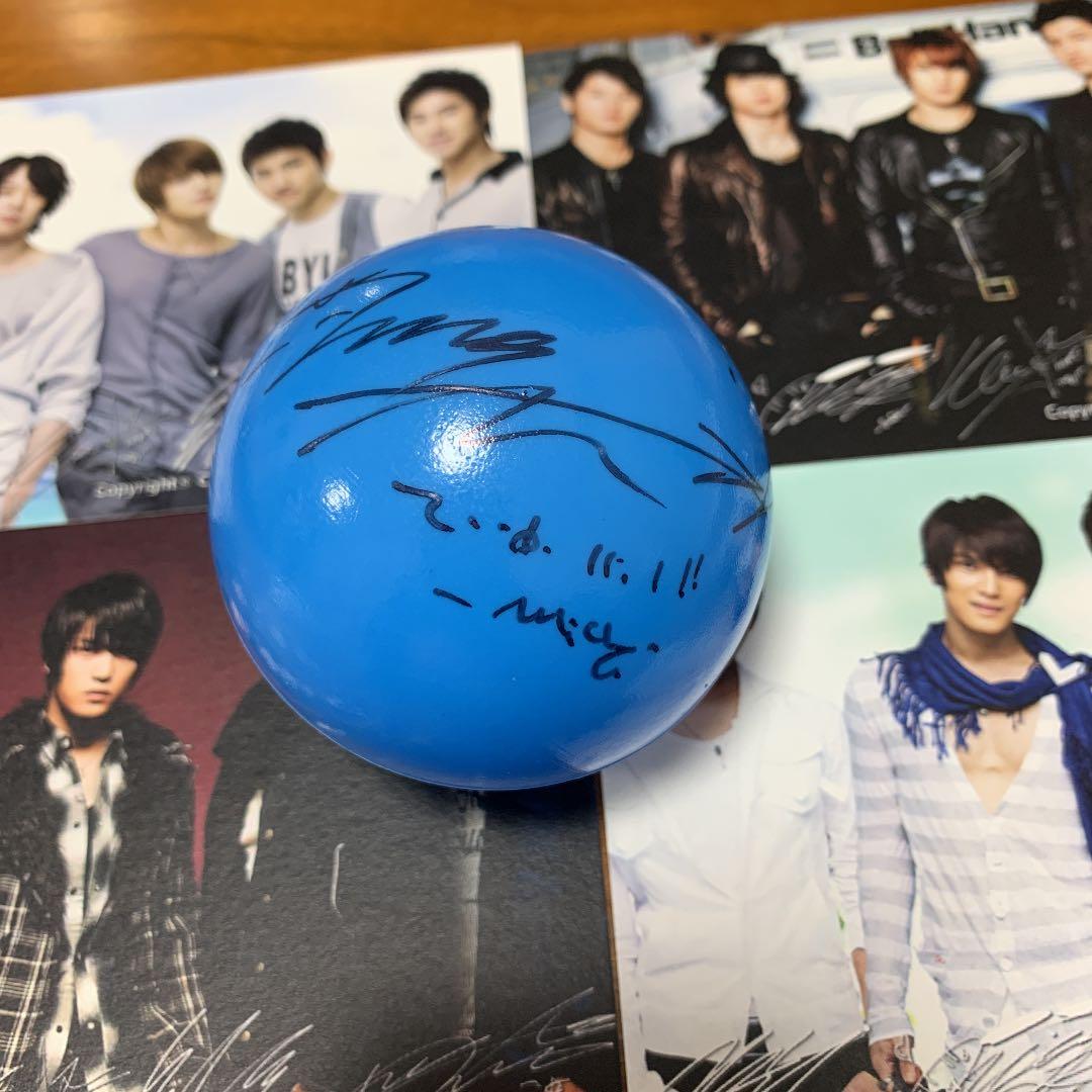 【送料込み！】東方神起★ユチョン★レアサインボール