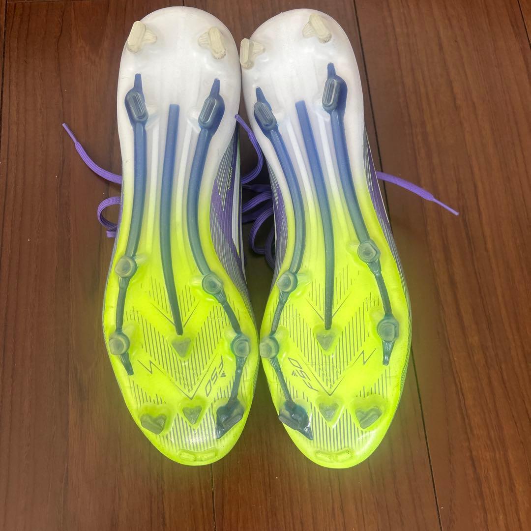 adidas F50 サッカーシューズ スパイク 紫/黄緑