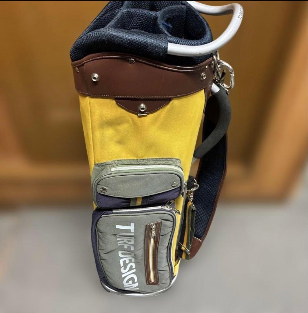 TURF DESIGN ゴルフバッグ 帆布 9.5型 軽量 ターフデザイン