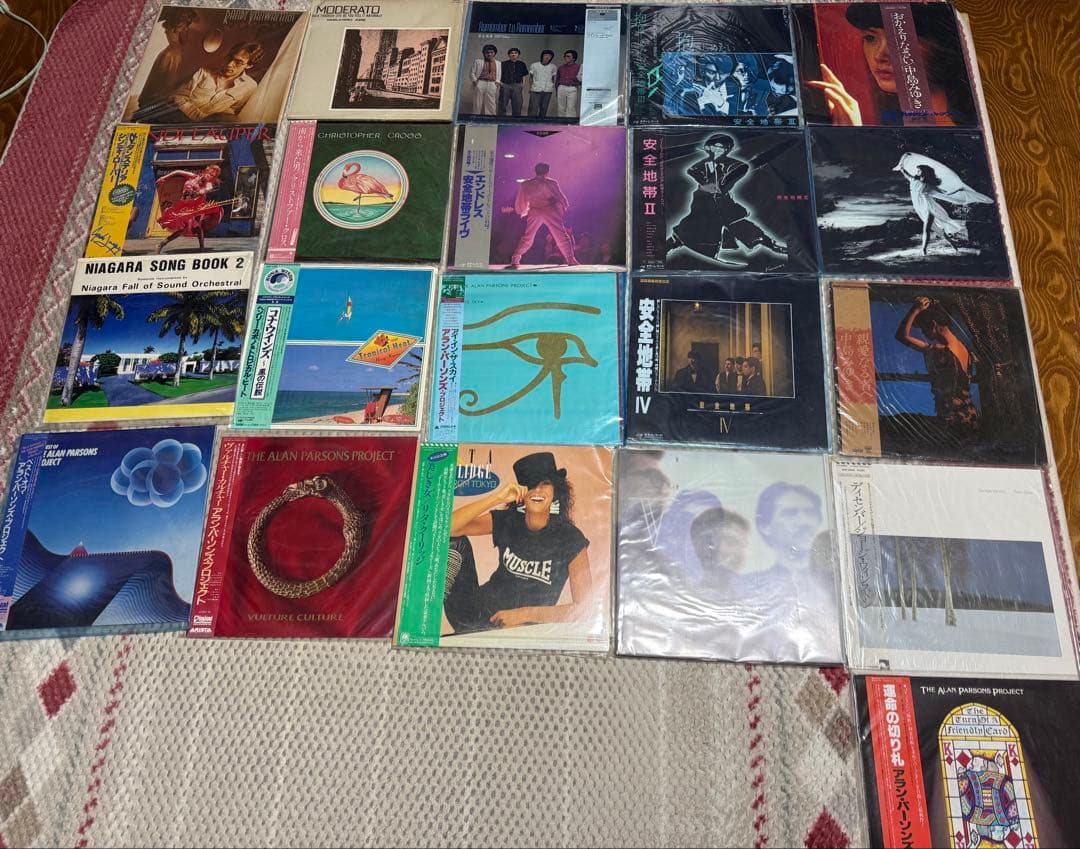 レコードまとめ売り 安全地帯 中島みゆき シンディ・ローパー 大瀧詠一など 洋楽
