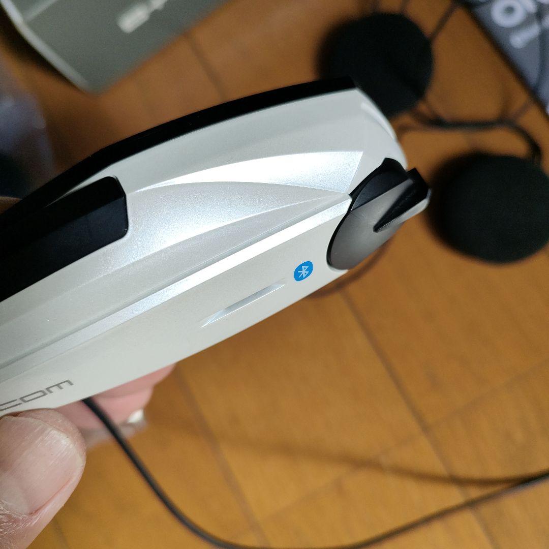 B+COM ONE ビーコム　ワン　ワイヤーマイク ホワイト　１度のみ使用　美品