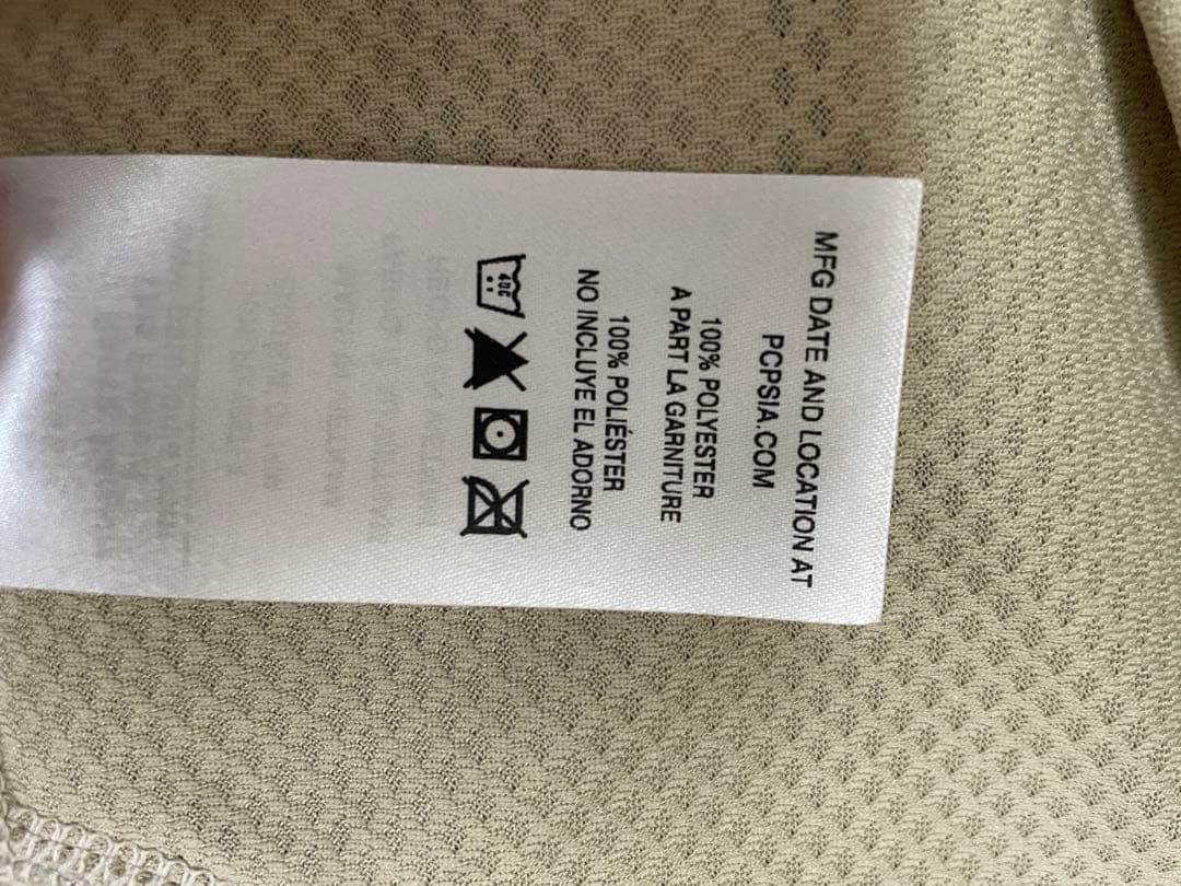 Patagonia フリースベスト アイボリー/グリーン