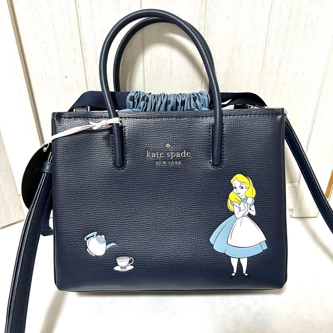 極美品 kate spade x Disney不思議の国のアリス2way バッグ