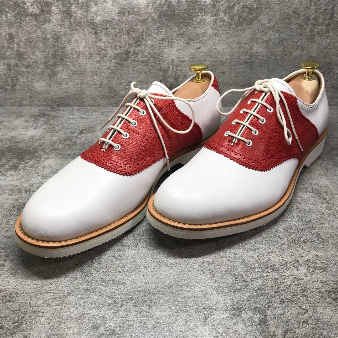 【未使用】　REGAL サドルシューズ　レザー　763R 25 バイカラー