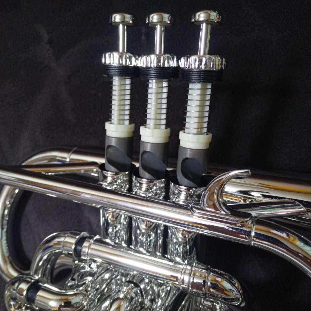 ZO プラスチック コルネット 本体 シルバー 本体 ソフトケースマウスピース付