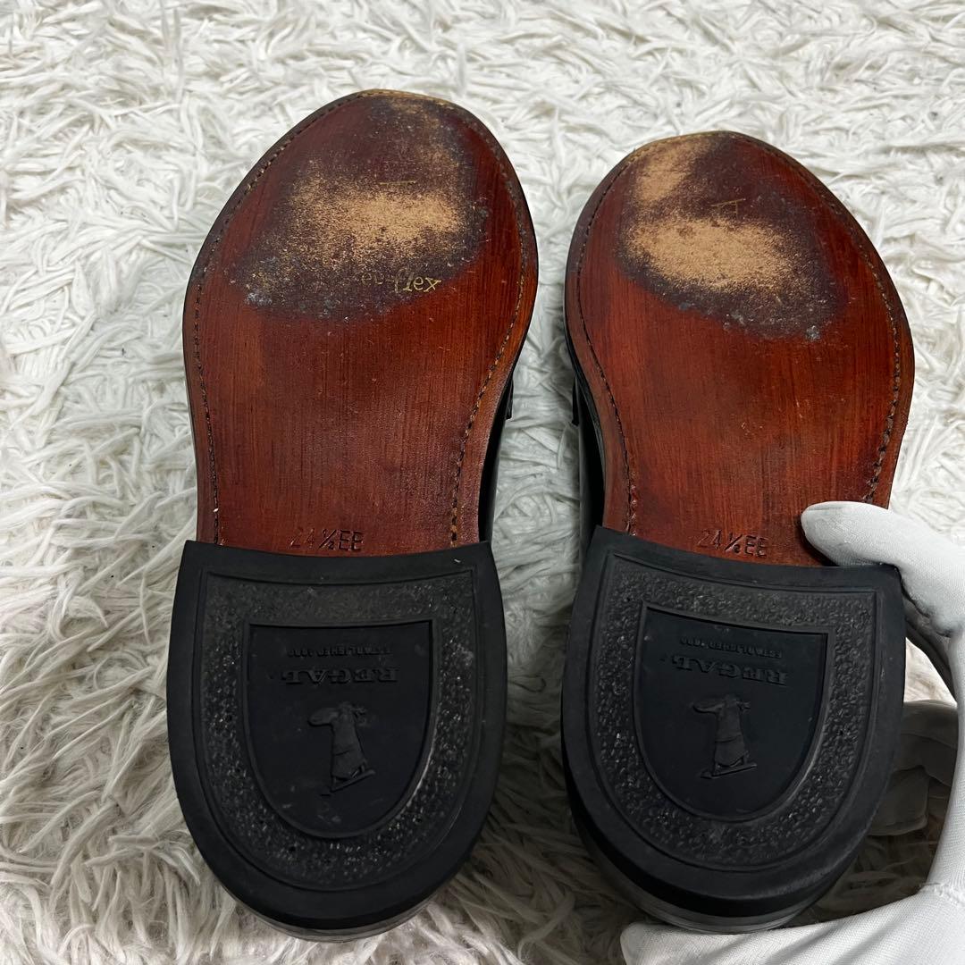 【美品】REGAL リーガル　タッセルローファー　メダリオン　24.5 ブラック
