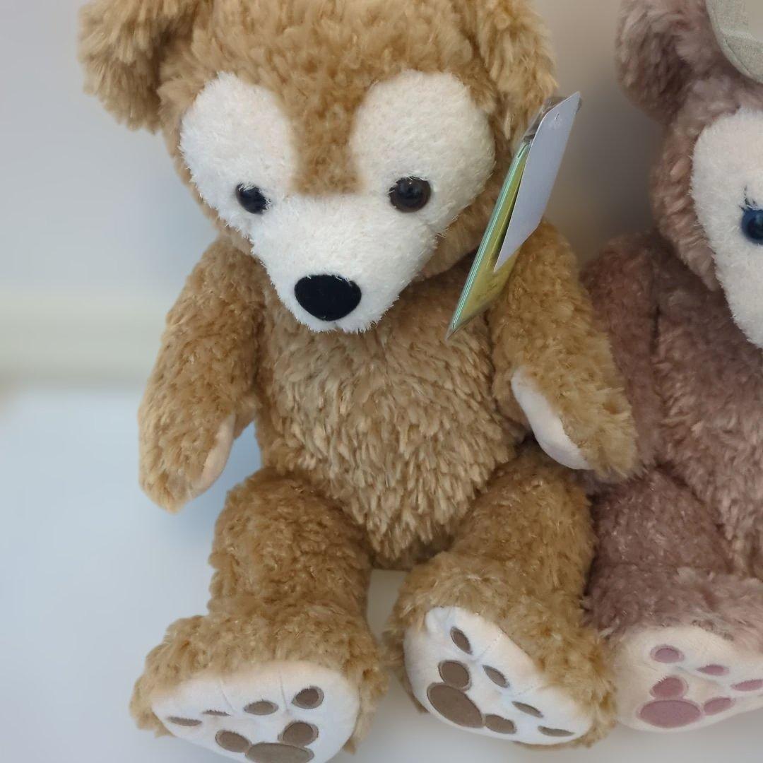 新品タグ付き　ダッフィーとシェリーメイ ぬいぐるみ　２体セット　ディズニー