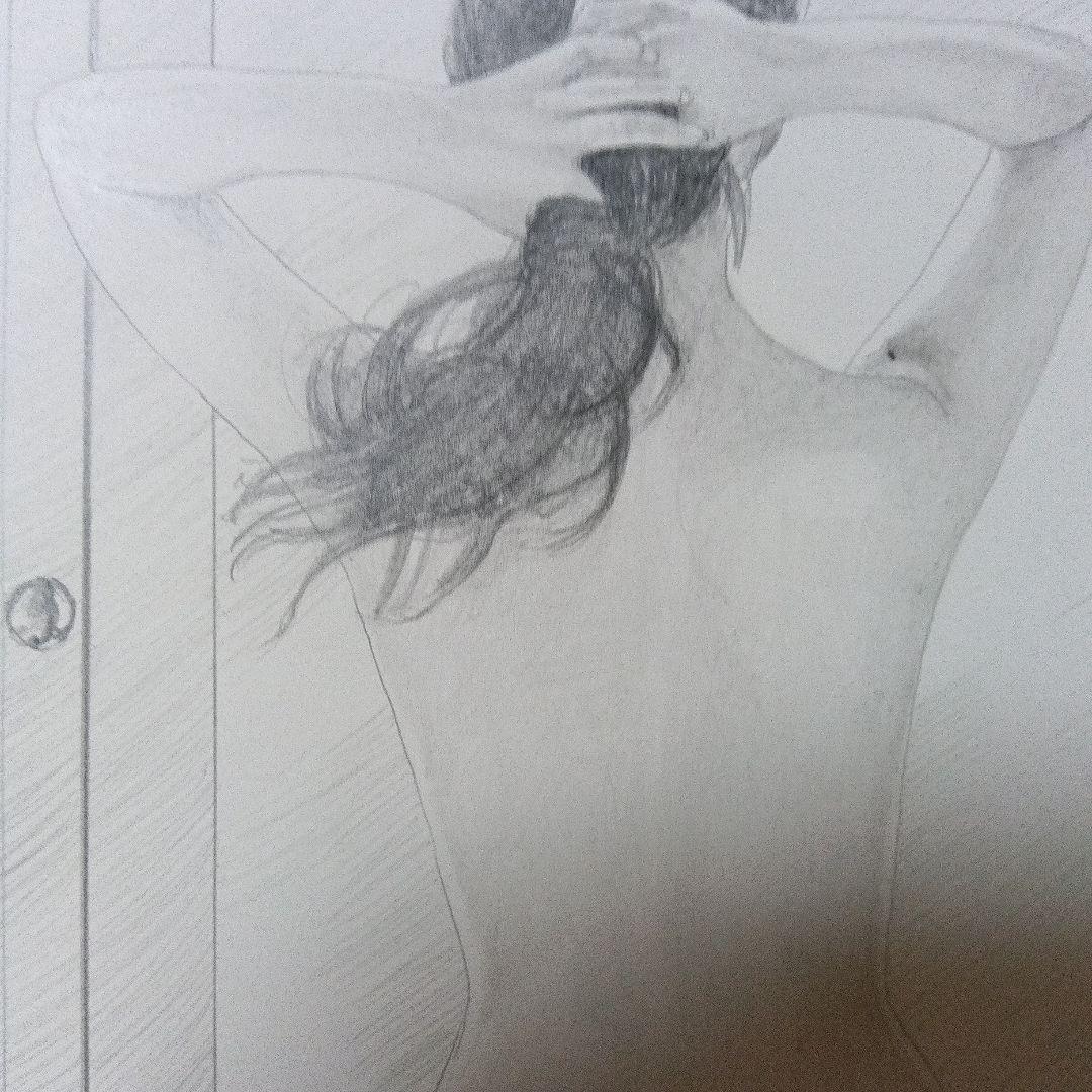 最終値下げ！石川吾郎★「タイトル不明」★貴重な原画★世界で1枚のみ★裸婦・鉛筆画