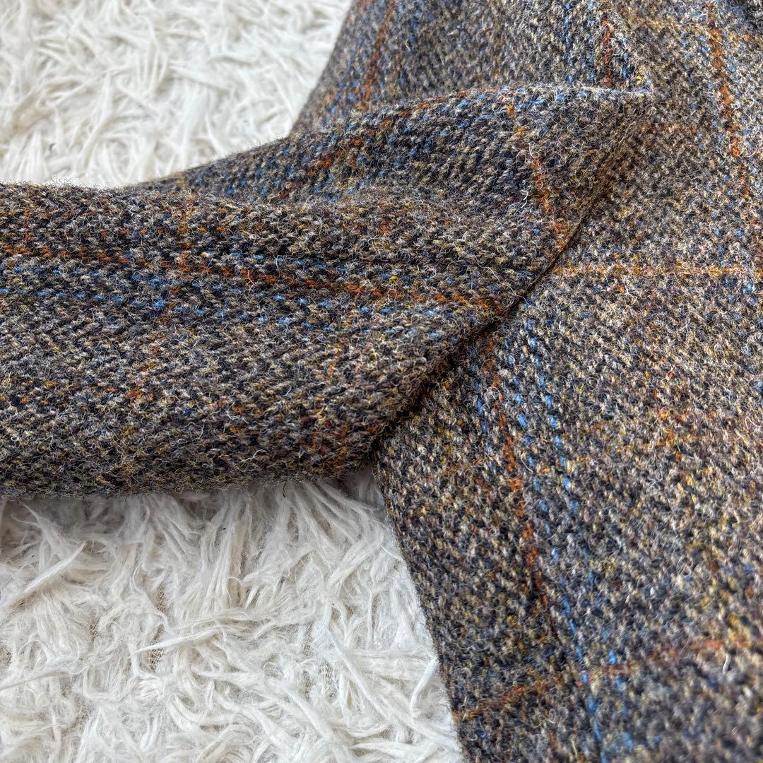 超人気☆【スーツセレクト】ハリスツイード　チェック柄　2B 本切羽　A6 L