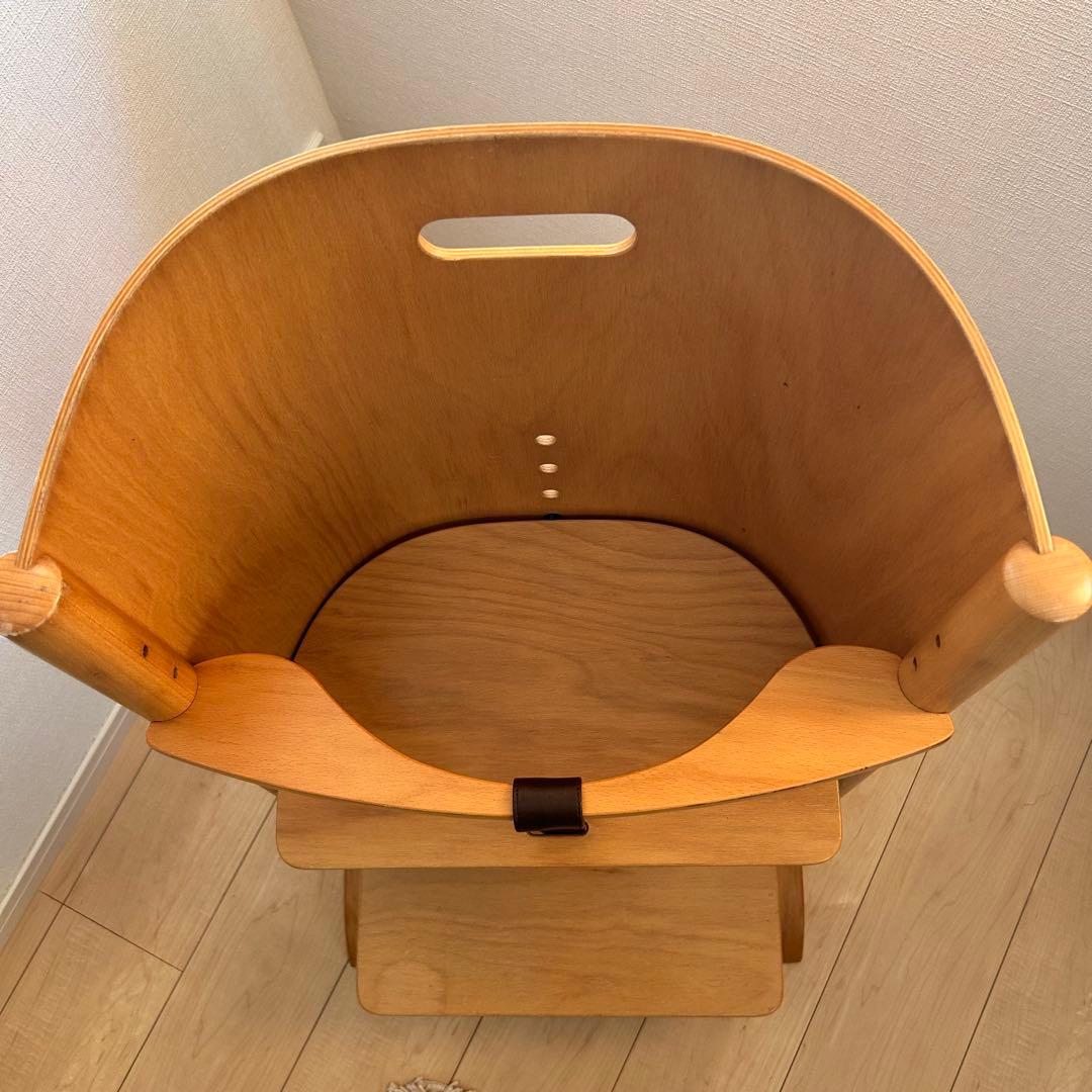 MOIZI モイジ　モイジチェア1 ガード付　ハイチェア　ベビーチェア