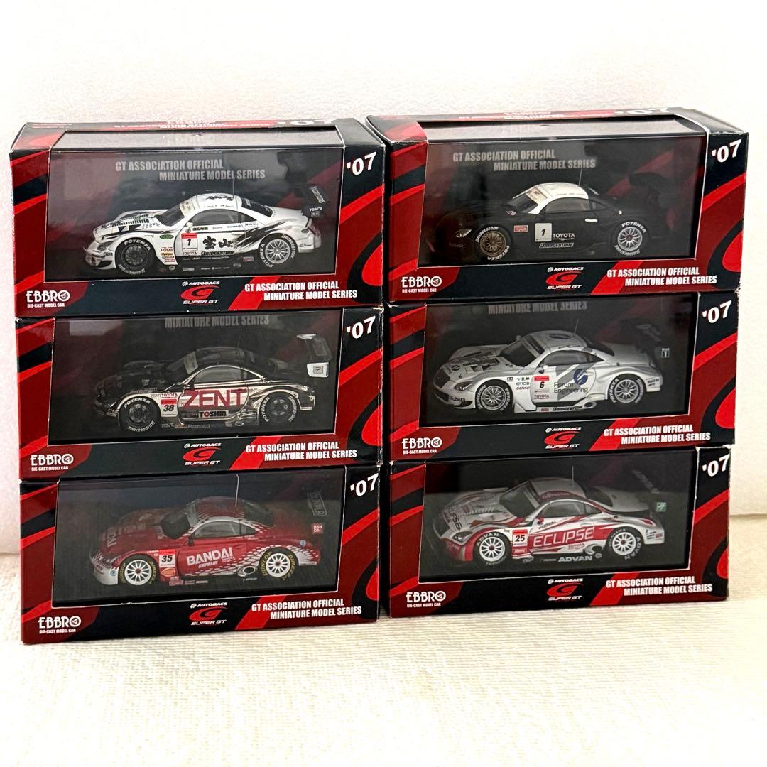 EBBRO GTアソシエーション ミニカー 1/43 スケール　6台セット