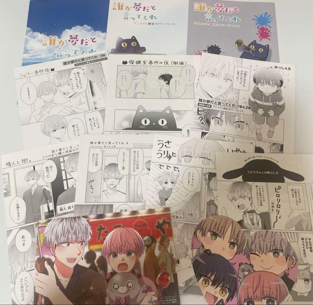 誰か夢だと言ってくれ みっしぇる 特典多数 まとめ売り リーフレット 小冊子