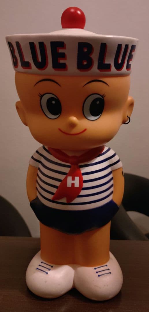 N*T様 BLUE BLUE ソフビ人形 貯金箱　ブルーブルー