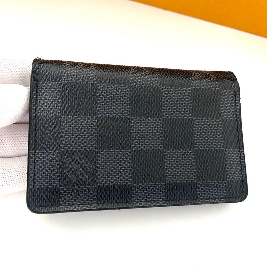 ルイ ヴィトン◎オーガナイザー ドゥ ポッシュ ダミエ グラフィット 名刺入れ