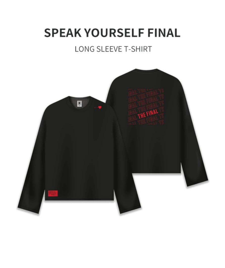 BTS 防弾少年団 LYS SYS FINAL LONG SLEEVE T