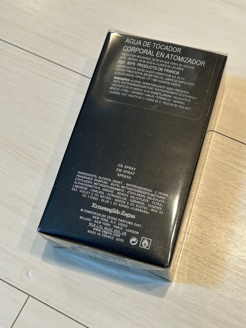 香水(男性用) Z Zegna Eau de Toilette 100ml